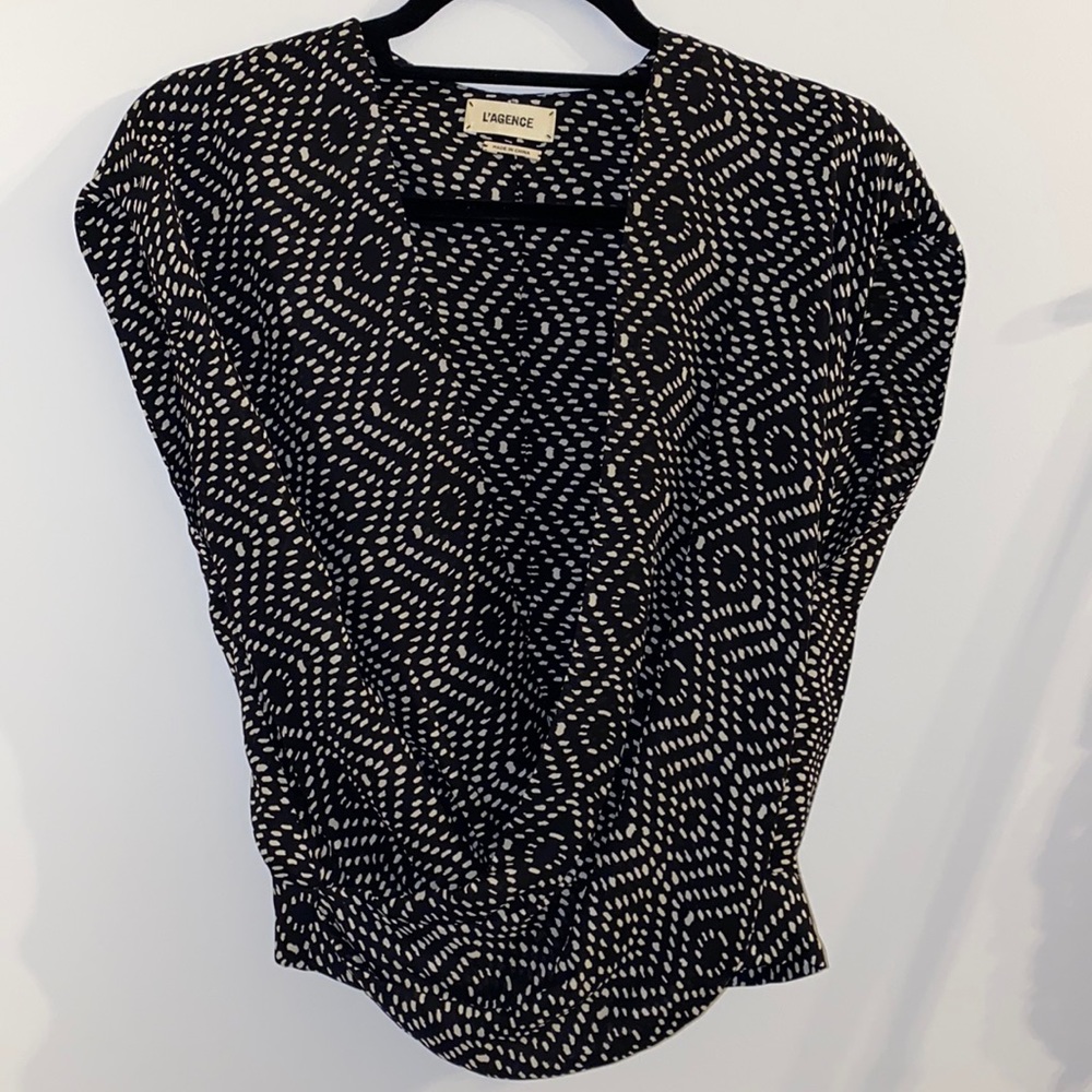 L’agence 100% silk top